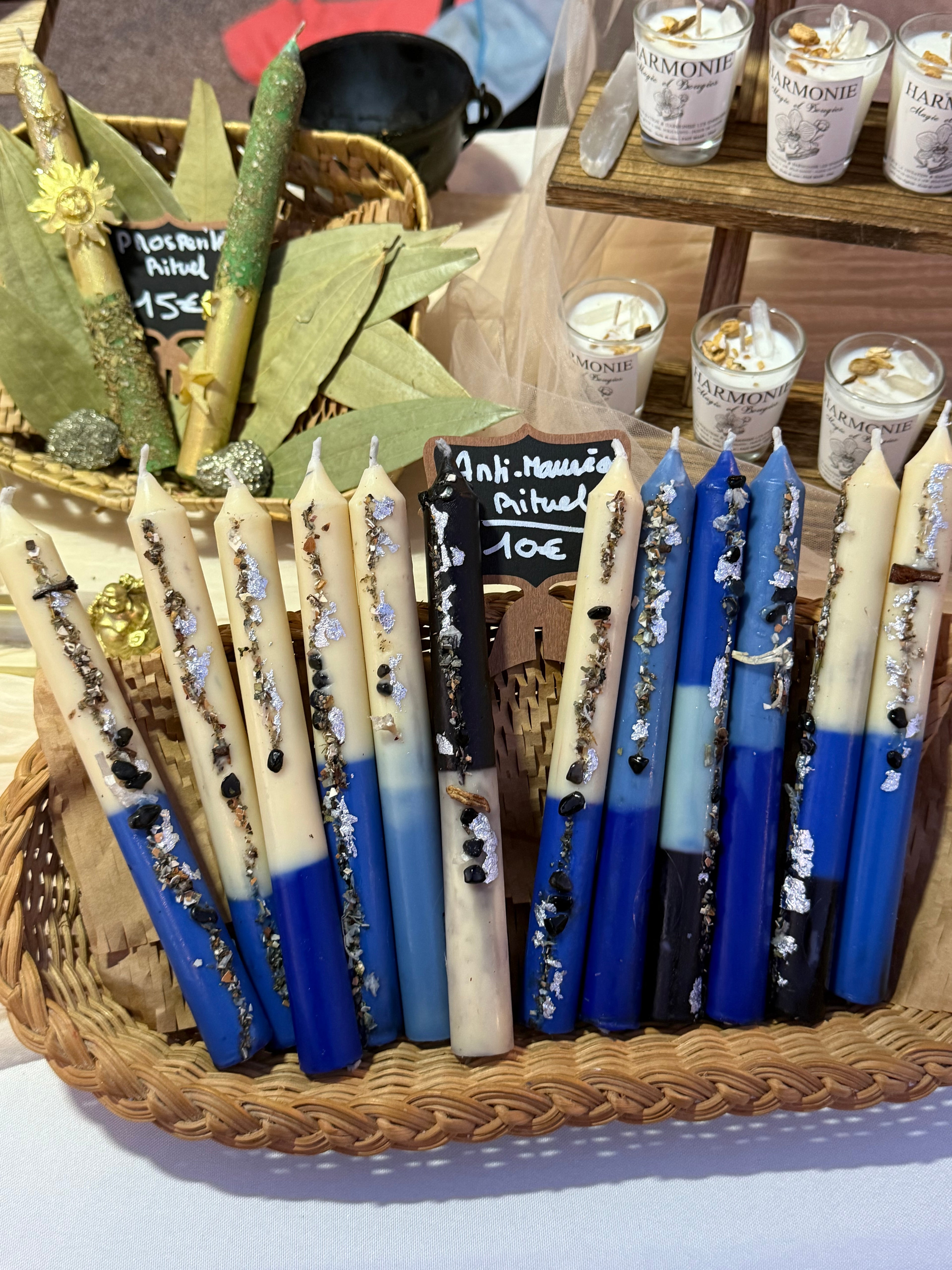 Coffré découverte chandelle rituels + un cadeau