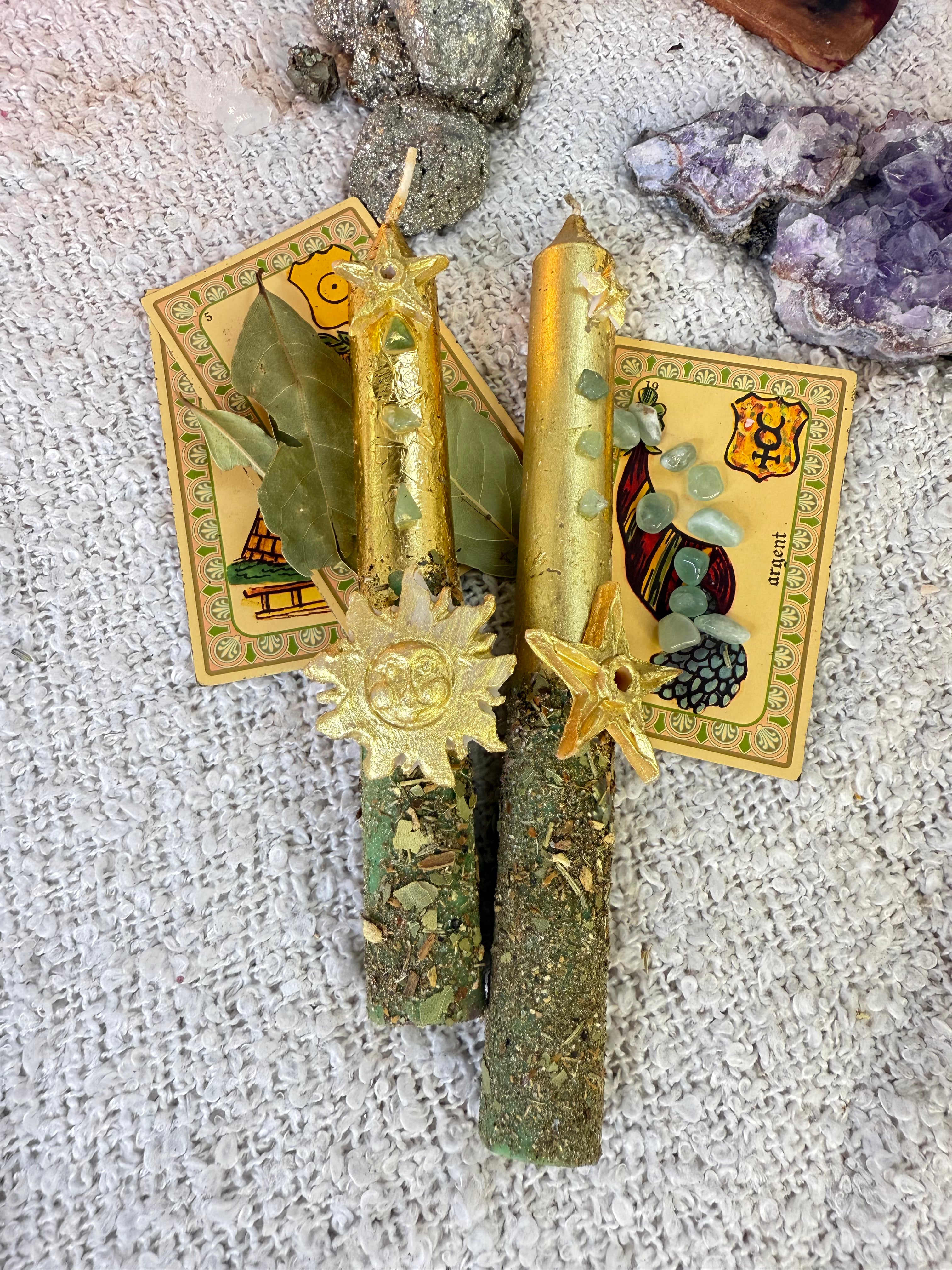 Coffré découverte chandelle rituels + un cadeau